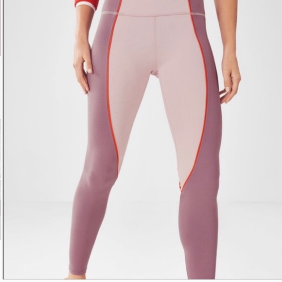 Fabletics Jessica 2 tone pink leggings size xs - Picture 1 of 12